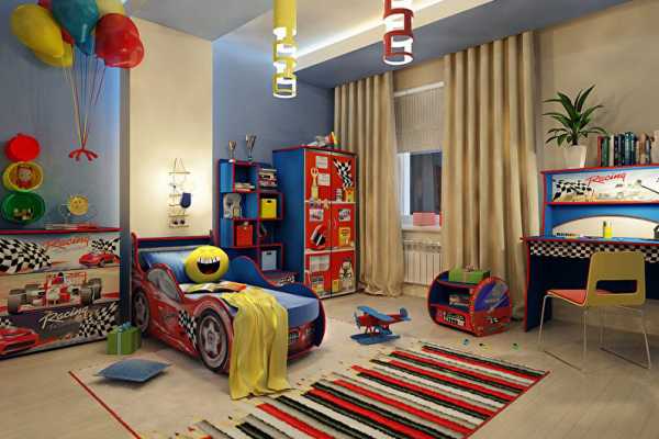 Стены в детской комнате для мальчика
